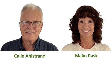Bild på Calle Ahlstrand och Malin Rask, Ahlstrands Praktik